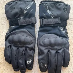 Gants moto fourrés femme