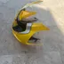 Tete de fourche carenage jaune SUZUKI 750 GSXR 2000- 01- 02-03