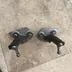 850 tdm paire de cales pieds Avant avec platine 4tx 2001