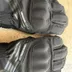 Gants moto hivers en tissus et cuir