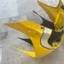 Tete de fourche carenage jaune SUZUKI 750 GSXR 2000- 01- 02-03