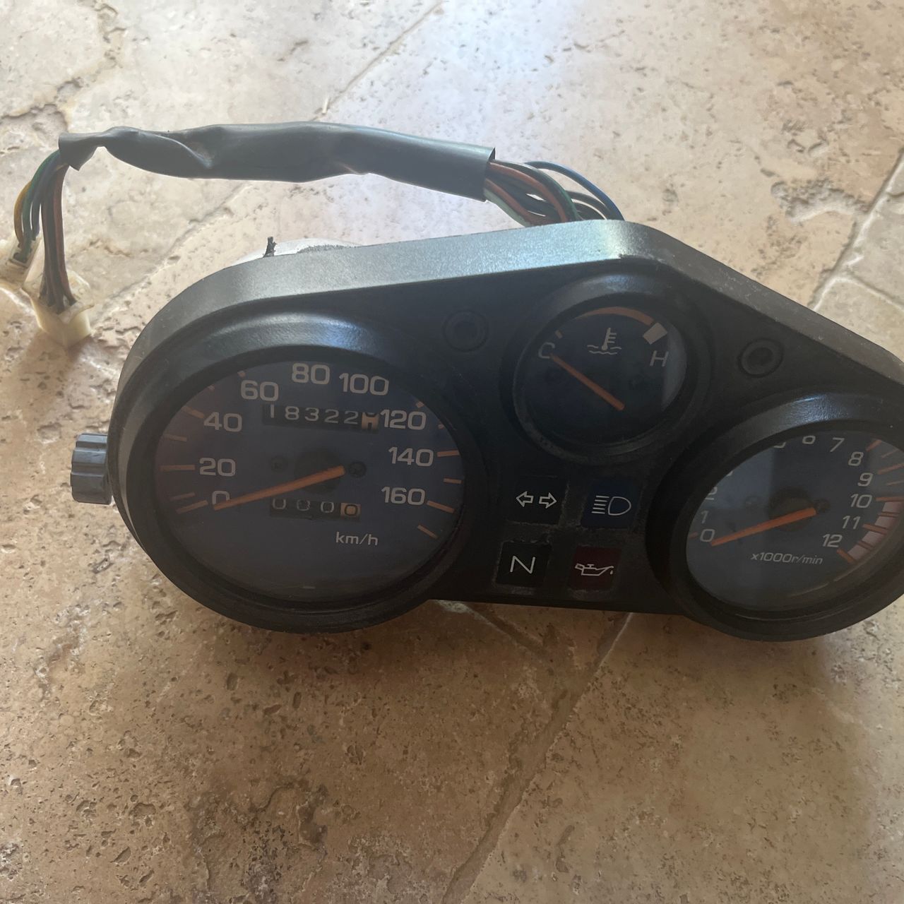 125 tdr Compteur 18322  kms yamaha 4fu/5ae 1993 - 2004