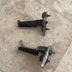 850 tdm paire de cales pieds Avant avec platine 4tx 2001