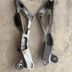 850 tdm paire de cales pieds arriere avec platine 4tx 2001