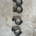 Triumph Speed Triple 955 I - 4 colliers fixation garde boue avant