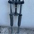 125 DR  - SE fourche complete  Suzuki 1999