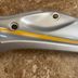 125 tdr Carénage arrière gauche  gris jaune Yamaha 4fu 5ae, 93-04