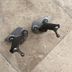 850 tdm paire de cales pieds Avant avec platine 4tx 2001