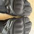 Gants moto hivers en tissus et cuir